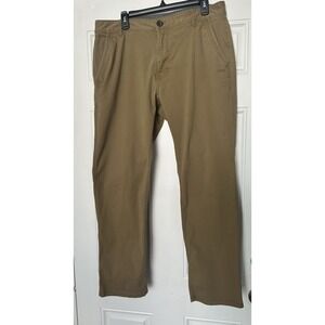 Men's Prana Tan Straight Fit Size 36 Pants 0072